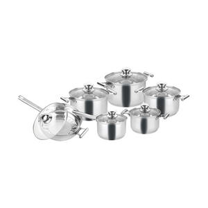 Utensilios <span class=keywords><strong>de</strong></span> cocina <span class=keywords><strong>de</strong></span> acero inoxidable <span class=keywords><strong>de</strong></span> diseño clásico, cazuelas, juego <span class=keywords><strong>de</strong></span> cena chino con sartén y <span class=keywords><strong>ollas</strong></span>/sartenes para cocinar - Product Image 3