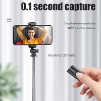 Trépied intelligent extensible sans fil pour la fonction d'éclairage vidéo en direct mobile et pliable dans un emballage pratique