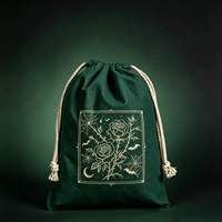 Pochette à cordon en toile personnalisée avec motif de dessin animé, robuste, réutilisable, écologique, recyclable, sac d'emballage résistant à la poussière, pour le rangement