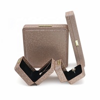 FADELI boîte à bijoux en pu, prix de gros, design de luxe, chaîne, bracelet, collier, bague, emballage cadeau, bijoux de luxe