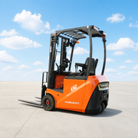 Forklift Counter-Balanced NOBLELIFT 3000mm Sit Down 1.2ton dengan Baterai Lead-acid/Lithium-ion untuk Dijual