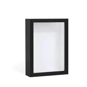 <span class=keywords><strong>Cornice</strong></span> Portafoto 3D Rettangolare in MDF con Fiori Secchi Intarsiati, Fatta a Mano, Creativa, Espositore Decorativo Fai-da-te - Product Image 3