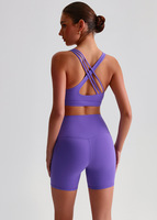 Combinaisons de sport pour femmes, souples, extensibles, compressives, non transparentes, respirantes, pour la gym et le yoga
