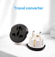 Adaptateur de voyage universel convertisseur de prise de courant UE 605-K2 cuivre entier EU 2pin Europe adaptateur de voyage vers US/AU/UK