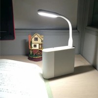 Lampe de lecture LED USB mini portable flexible multicolore avec protection oculaire et logo personnalisé