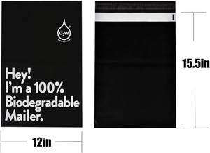 Bolsas de Correo Compostables Desechables al por Mayor, Bolsas de Envío de Plástico con Logotipo Personalizado, Bolsas de Correo Biodegradables y Compostables - Product Image 4