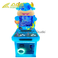 Machine de jeu vidéo pour enfants à monnayeur, prix usine ACS, équipement d'amusement, plusieurs langues, métal, 1 an, prise UE, personnalisable