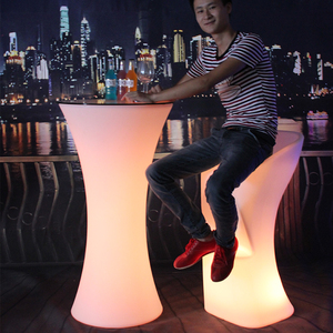 Glow ngoài trời LED đồ nội thất thiết kế mới đám cưới LED bảng LED bảng và ghế đồ nội thất ngoài trời - Product Image 1