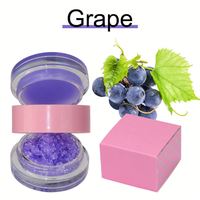 Baume et exfoliant pour les lèvres 2 en 1 rose, exfoliant pour les lèvres vegan rose, fraise orange, label privé, exfoliant biologique