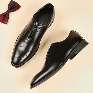 Zapatos versátiles para hombre, de cuero, informales, formales, de negocios, cómodos, transpirables, ligeros, para múltiples ocasiones, estilo diario - Product Image 3