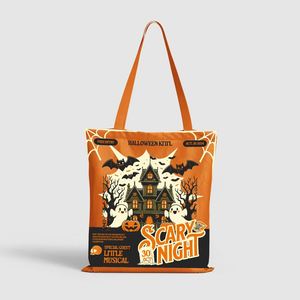 DLBZ Vente en gros Sac fourre-tout pliable en toile robuste et durable, personnalisé, recyclé et écologique, idéal pour Halloween - Product Image 2