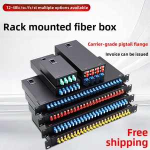 Boîtier de terminaison fibre optique mural 4/8 ports SC UPC/<span class=keywords><strong>LC</strong></span>/ST, connecteur fibre optique 48 cœurs montable en rack, distribution optique FTTH - Product Image 4