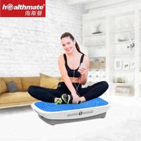 Plaque vibrante 3D télécommandée Machine d'exercice à deux moteurs et ensemble de machine de massage des mains Legra avec cordes élastiques