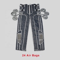 Appareil de pressothérapie à compression d'air avec 24 airbags, chauffage, massage corporel, presothérapie, équipement de bien-être pour salon de beauté