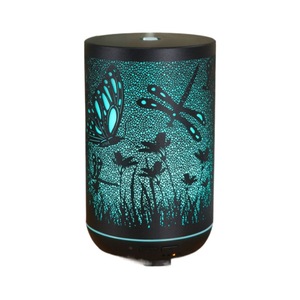 Butterfly Pattern Aroma Diffuser 300ml Mini Humidifier Night <b>Light</b> With <b>Timer</b> <b>For</b> Home Office Use - Product Image 1