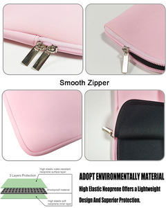 नरम वाटरप्रूफ 15.6 इंच लैपटॉप सुरक्षात्मक ले बैग कस्टम लोगो नियोप्रोरीन लैपटॉप आस्तीन बैग - Product Image 6