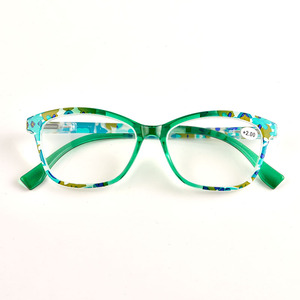 <span class=keywords><strong>Lunettes</strong></span> de lecture PC à imprimé floral <span class=keywords><strong>en</strong></span> gros pour femmes, montures colorées à charnière à ressort, OEM ODM, <span class=keywords><strong>lunettes</strong></span> presbyopes <span class=keywords><strong>en</strong></span> vrac - Product Image 6