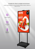 Fenêtre d'affichage de marque de magasin de détail Écrans publicitaires LCD muraux Android Affichage numérique en magasin Visible au soleil