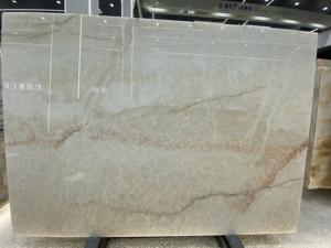 หินมายาเจดสีขาวอ่อนและสีน้ำตาลอุ่น สำหรับตกแต่งผนัง/พื้น/โต๊ะ/ผนังตกแต่งในวิลล่า - Product Image 1