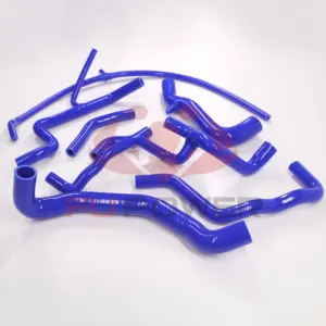 Rubber intake coolant silicone radiator hose pipe kit fit VW GOLF/JETTA MK3 A3 VR6 2.8
