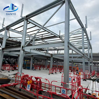 Bâtiment préfabriqué en structure d'acier, bureau modulaire, atelier industriel, construction préfabriquée Q235 Q345, fournisseur OEM personnalisé