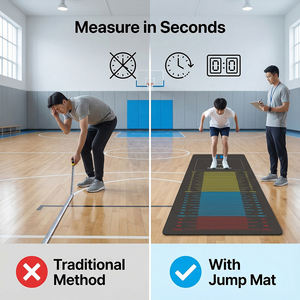 Colchoneta Profesional para Salto de Distancia en Atletismo, Entrenamiento y Competición, Colchoneta de Aterrizaje de Goma de 3 mm de Grosor, Equipo de Gimnasio para Deportes Escolares - Product Image 3