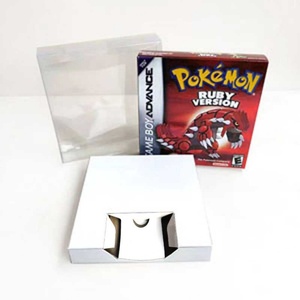 Boîte de jeu NTSC/USA avec finition holographique métallisée vert feuille, rouge rubis, saphir, émeraude pour GBA Game Advance - Product Image 1