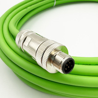 Kabel Servo Harness Encoder CHAINMOTION Seri TK5002-2DC38S120 10m Rantai Tarik Fleksibel Tinggi IP67 Dapat Disesuaikan untuk Robot