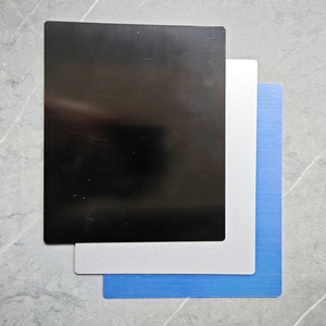 Nhà máy thực hiện tùy chỉnh kim loại Anodized nhôm tên nơi tên công ty thẻ logo Laser khắc thăng hoa in kỹ thuật số - Product Image 6