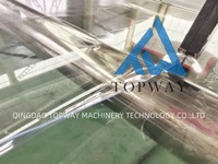 Ligne de production de machines d'extrusion et de thermoformage pour feuilles rigides transparentes en plastique PVC, PET, PP, PE, PLA, acrylique