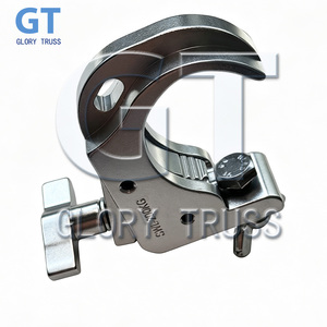 Abrazadera de Truss de Aluminio de Servicio Medio con Cierre Rápido, 48-51mm, SWL 200kg, Certificación TUV, Gancho de Perfil Bajo para Iluminación de Escenario - Product Image 5