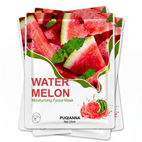 Masque facial en feuille de fraise pour le soin de la peau, éclaircissant, hydratant et anti-âge, directement de l'usine OEM