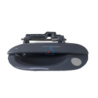 Pour BMW E39 E38 51218245461 – Nouvelle poignée de porte extérieure avant noire avec système de verrouillage – Pièces extérieures de marque HM en plastique et caoutchouc peint