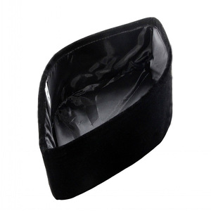 Nouveau design 2022 – Vente directe usine – Casquette de prière islamique en daim pour homme, style malaisien - Product Image 5