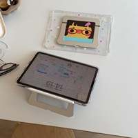 Étui de protection anti-chute pour tablette Meracly, motif étoiles et pois colorés, compatible avec iPad Air 5 10,9 pouces / 8,3 pouces / 12,9 pouces