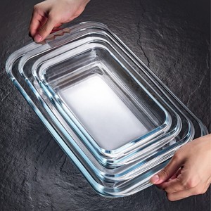 Hokoo - Bandeja para Hornear de Vidrio de Borosilicato de Alta Calidad, Apta para <span class=keywords><strong>Horno</strong></span> y <span class=keywords><strong>Microondas</strong></span>, Ecológica, Duradera y Saludable para la Cocina del Hogar - Product Image 1