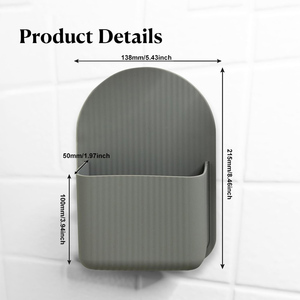 सिलिकॉन शॉवर कैडी और शौचालय धारक स्नान खिलौने के लिए घर या होटल के बाथरूम के उपयोग के लिए आयोजक - Product Image 6