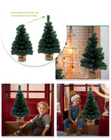 Sapin de Noël de 60cm en épicéa avec un nouveau matériau et parfait pour la maison, le bureau et la fête.