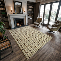 Haute qualité chine tapis de laine tuftés à la main soie luxe 100% nouvelle-zélande laine soie persan salon tapis