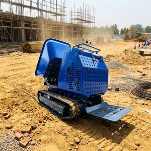 Camion à benne rotative Kc1200, produits les plus vendus, benne rotative sur chenilles en caoutchouc Kc1200, 1,2 tonne, mini-dumper hydraulique, CE EPA - Product Image 1