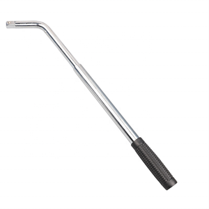 Clé à douille télescopique de type L 17-19 mm / 21-23 mm, clé à pneu de voiture en acier au chrome-vanadium chromé, utilisée pour la réparation automobile - Product Image 1