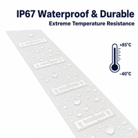 Étiquette RFID UHF anti-interférence liquide, norme ISO 18000 6C, autocollant intelligent étanche pour la gestion de la vente au détail de boissons et de cosmétiques