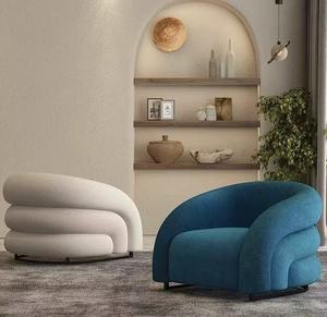 Sofá Individual Simple <span class=keywords><strong>para</strong></span> Espacios <span class=keywords><strong>Pequeños</strong></span>, Sala de Estar, Balcón Sillón de Salón de Belleza de Diseño de Lujo. - Product Image 6