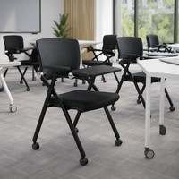 Tablette d'écriture ergonomique pliable pour étudiant, avec accoudoir réglable, 50 cm, noire, design moderne, en plastique, pour salle de classe - Fournisseur Or