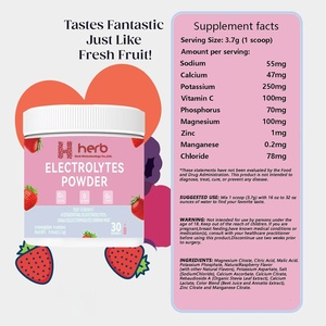 Complément alimentaire énergétique en marque propre, complexe de vitamines et de minéraux, poudre d'électrolytes - Product Image 6