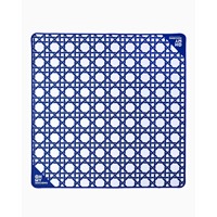 Tapis de Mahjong en flanelle tout usage, motif artistique peint à la main, résistant à l'eau et insonorisant, pour 4 joueurs