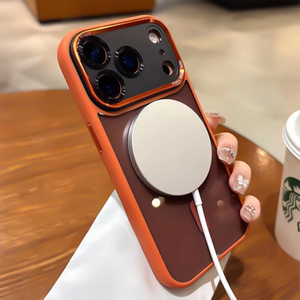 เคสโทรศัพท์กันกระแทกใสแบบโลหะสำหรับ iPhone 18 17 11 12 13 16 Pro Max 15 16 17 Air ฝาหลังใสแม่เหล็ก - Product Image 4