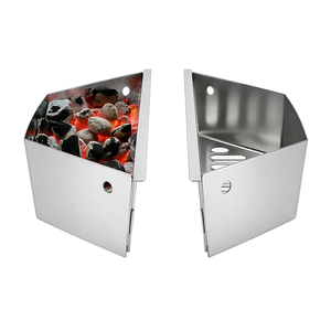 Pinnovo Char-Basket Porte-<span class=keywords><strong>charbon</strong></span> en acier aluminisé, paniers à <span class=keywords><strong>charbon</strong></span> pour grillades indirectes, compatibles avec les grils à <span class=keywords><strong>charbon</strong></span> <span class=keywords><strong>de</strong></span> <span class=keywords><strong>bois</strong></span> <span class=keywords><strong>de</strong></span> grande taille - Product Image 6