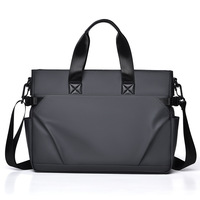 Nouveau sac d'ordinateur d'affaires élégant pour homme, 14 pouces, léger, résistant à l'eau, grande capacité, en polyester, tendance, pour l'hiver