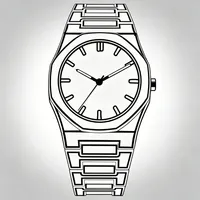 Nouvelle Montre à Quartz Design 2026 Lignes Anime Classiques Tendance Montre Sport Homme MW05